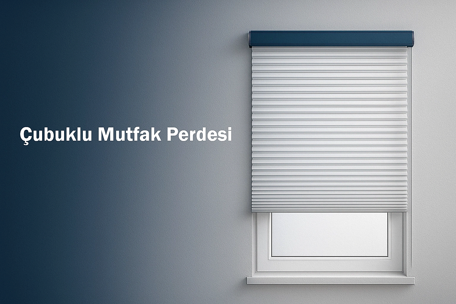 Çubuklu Mutfak Perdesi