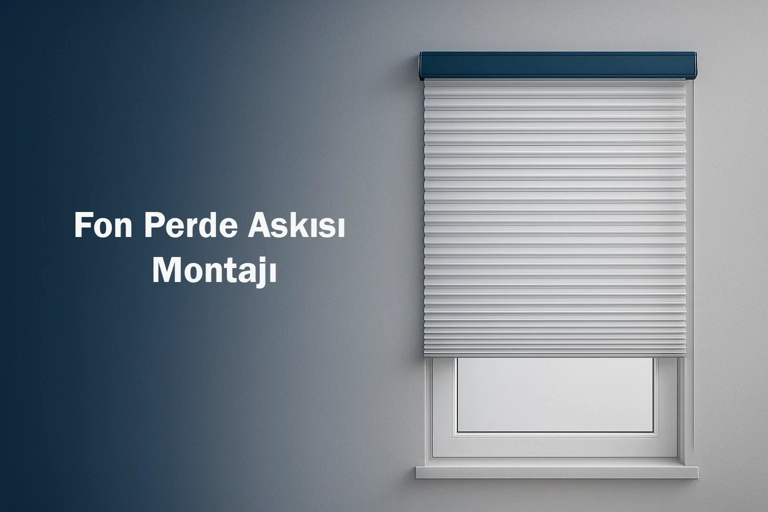 Fon Perde Askısı Montajı