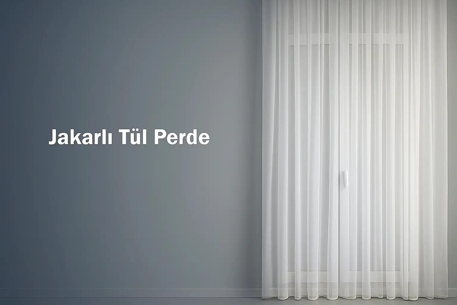 Jakarlı Tül Perde